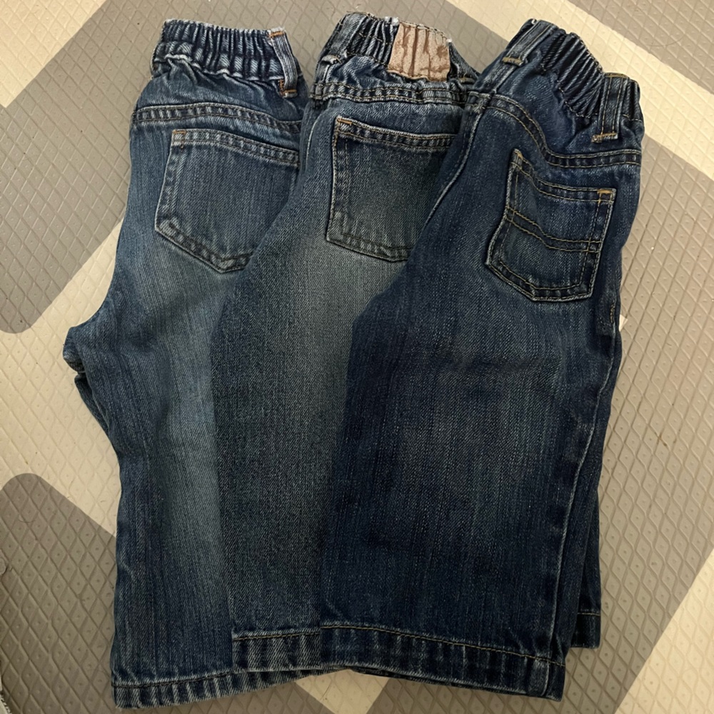 Baby boy Jeans Bundle Sizes 9-12, 12, 12-18